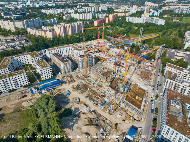 23.06.2026 - Großbaustelle Alexisquartier und BayernHeim in Neuperlach