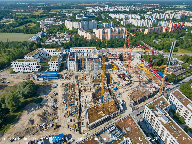 23.06.2026 - Großbaustelle Alexisquartier und BayernHeim in Neuperlach