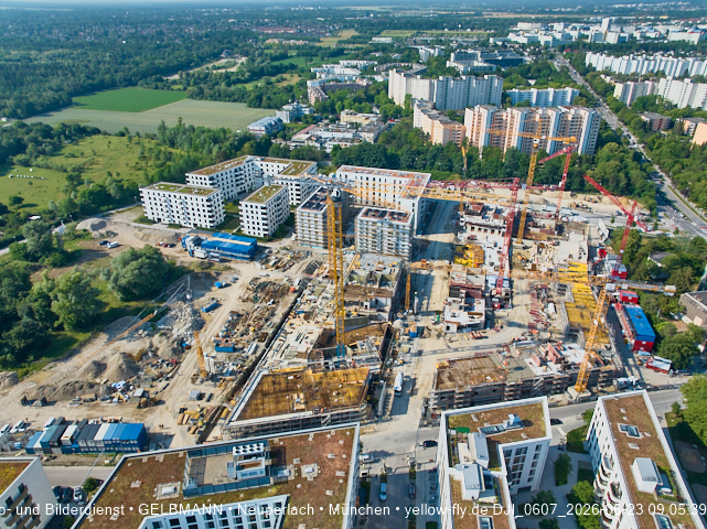 23.06.2026 - Großbaustelle Alexisquartier und BayernHeim in Neuperlach