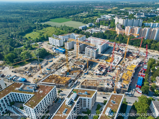 23.06.2026 - Großbaustelle Alexisquartier und BayernHeim in Neuperlach