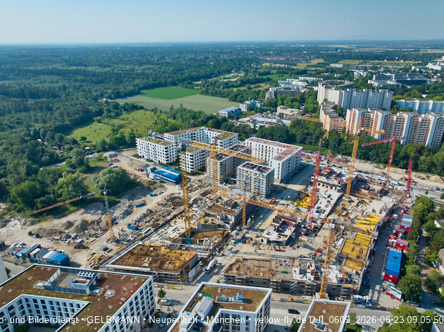 23.06.2026 - Großbaustelle Alexisquartier und BayernHeim in Neuperlach