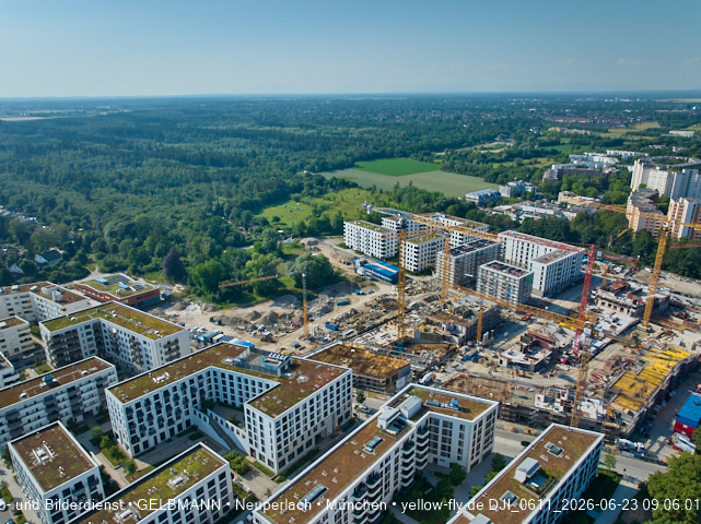 23.06.2026 - Großbaustelle Alexisquartier und BayernHeim in Neuperlach