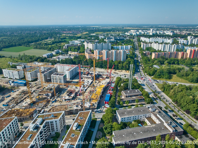 23.06.2026 - Großbaustelle Alexisquartier und BayernHeim in Neuperlach