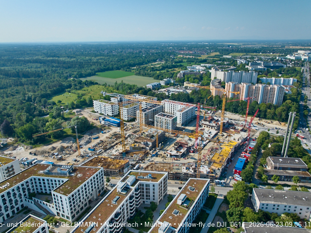 23.06.2026 - Großbaustelle Alexisquartier und BayernHeim in Neuperlach