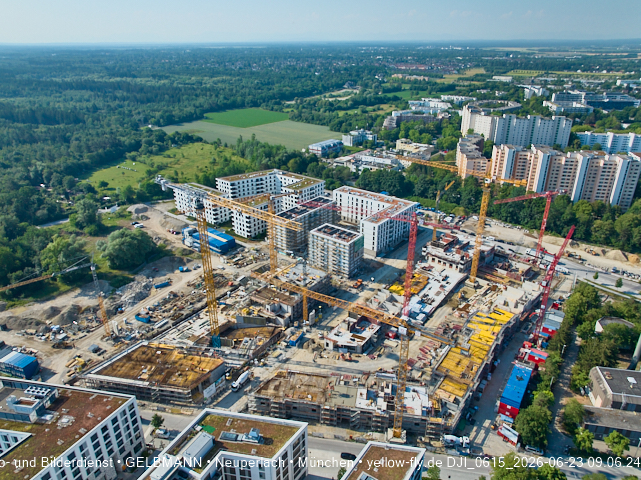 23.06.2026 - Großbaustelle Alexisquartier und BayernHeim in Neuperlach