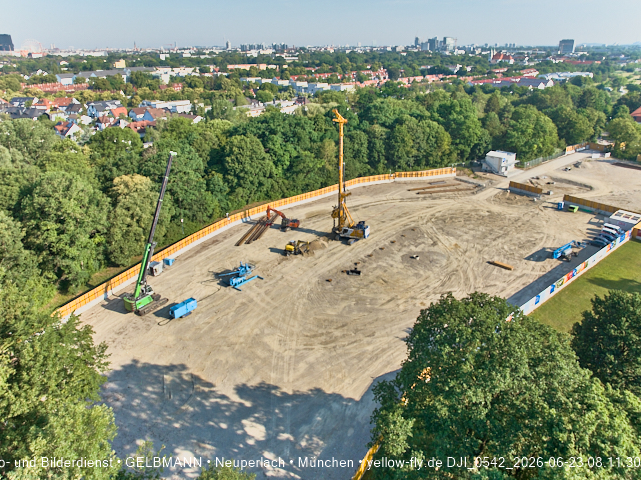23.06.2026 - Geothermiebaustelle und Ostpark in Berg am Laim
