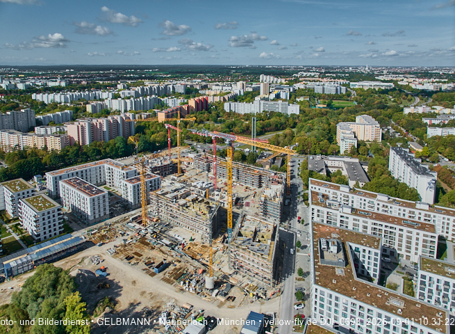 01.09.2026 - Luftbilder vom Alexisquartier und BayernHeim in Neuperlach