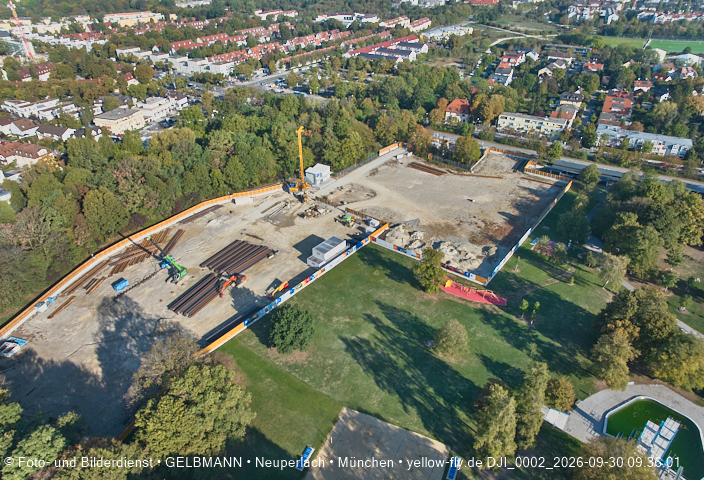 30.09.2026 - Geothermiebaustelle und Herbst im Ostpark