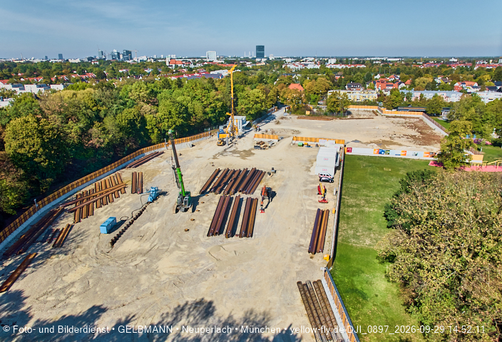 30.09.2026 - Geothermiebaustelle und Herbst im Ostpark