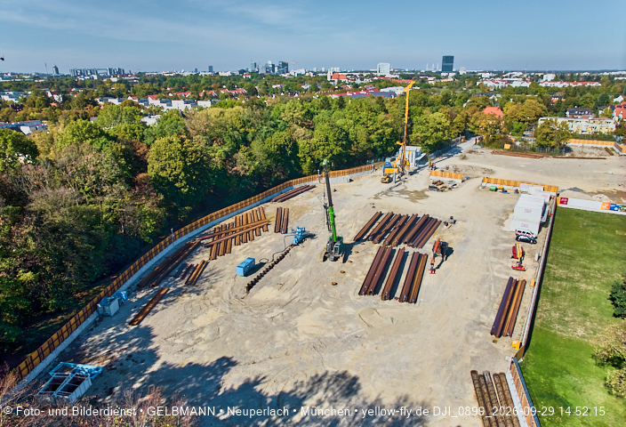 30.09.2026 - Geothermiebaustelle und Herbst im Ostpark