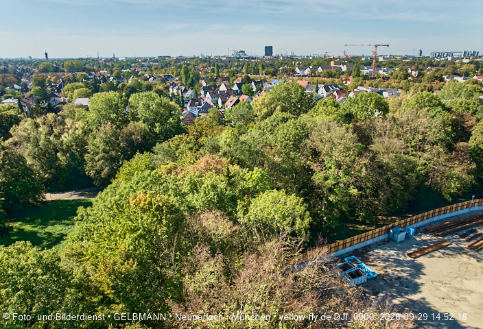 30.09.2026 - Geothermiebaustelle und Herbst im Ostpark