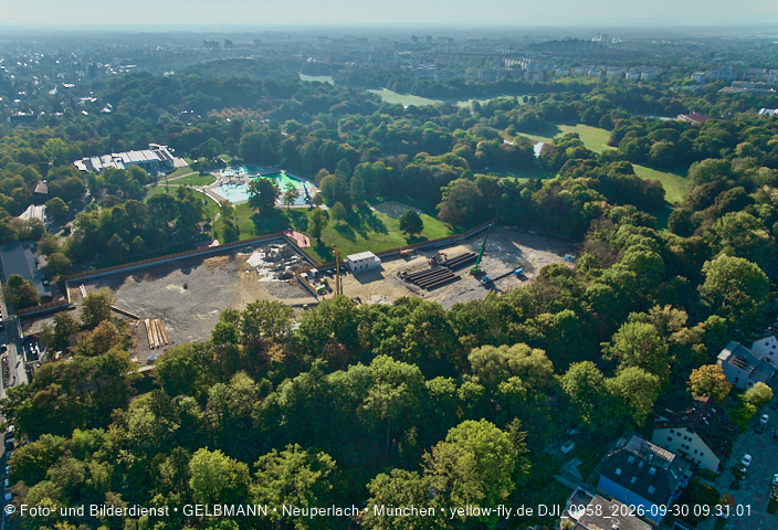30.09.2026 - Geothermiebaustelle und Herbst im Ostpark