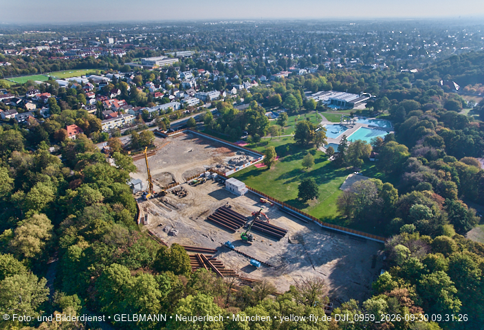 30.09.2026 - Geothermiebaustelle und Herbst im Ostpark