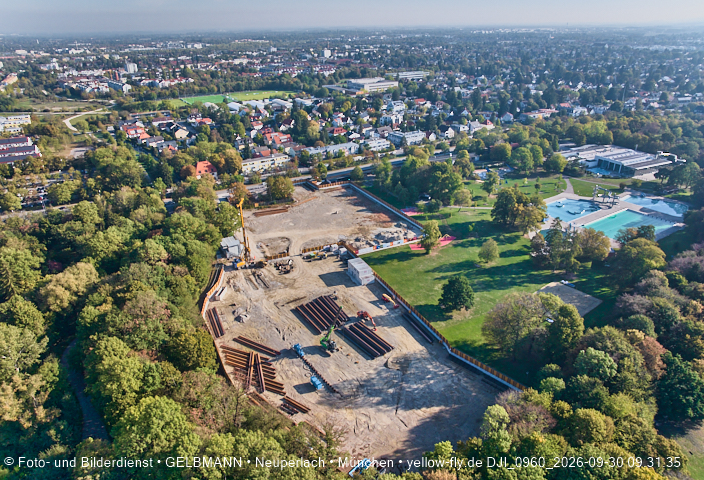 30.09.2026 - Geothermiebaustelle und Herbst im Ostpark