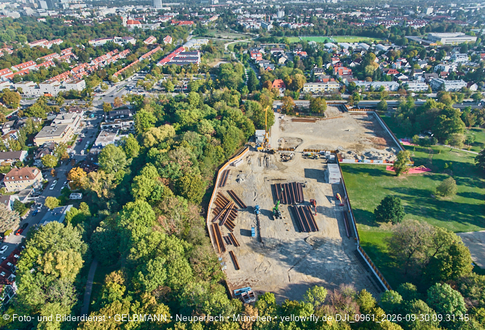 30.09.2026 - Geothermiebaustelle und Herbst im Ostpark