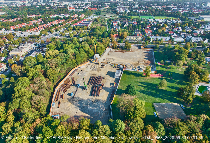 30.09.2026 - Geothermiebaustelle und Herbst im Ostpark