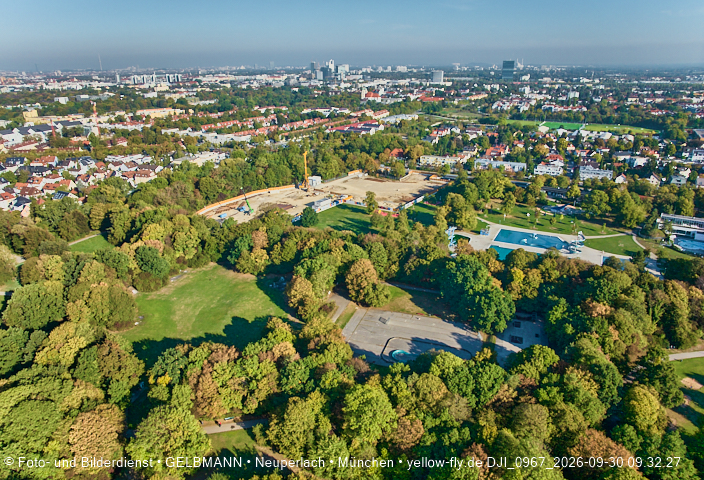 30.09.2026 - Geothermiebaustelle und Herbst im Ostpark