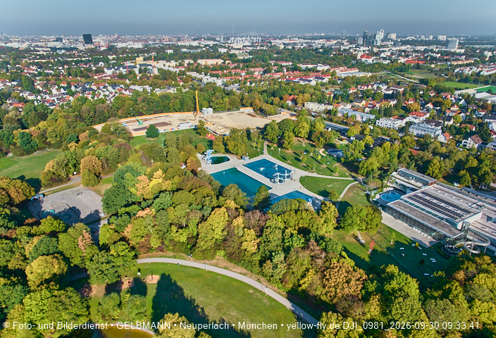 30.09.2026 - Geothermiebaustelle und Herbst im Ostpark