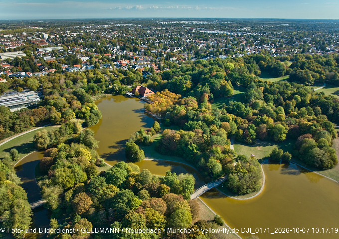07.10.2026 - Geothermie-Baustelle und Ostpark mit See in Berg-am-Laim