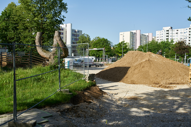 26.06.2019 - Aufstockung am Oskar-Maria-Graf-Ring 26.06.2019 - Aufstockung am Oskar-Maria-Graf-Ring