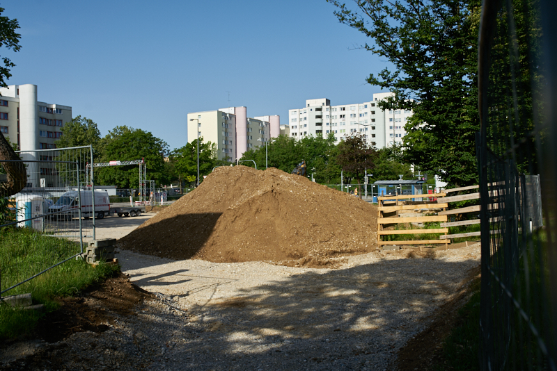 26.06.2019 - Aufstockung am Oskar-Maria-Graf-Ring 26.06.2019 - Aufstockung am Oskar-Maria-Graf-Ring