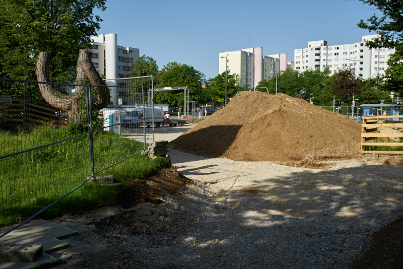26.06.2019 - Aufstockung am Oskar-Maria-Graf-Ring 26.06.2019 - Aufstockung am Oskar-Maria-Graf-Ring
