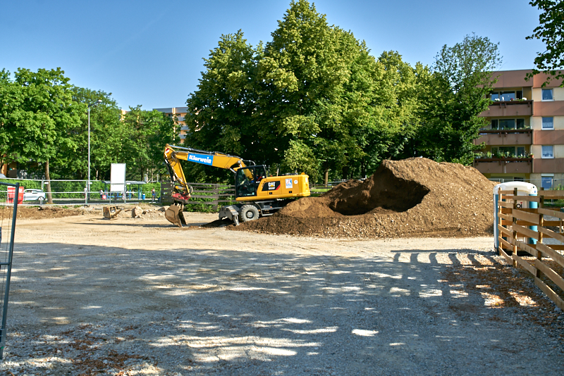 26.06.2019 - Aufstockung am Oskar-Maria-Graf-Ring 26.06.2019 - Aufstockung am Oskar-Maria-Graf-Ring