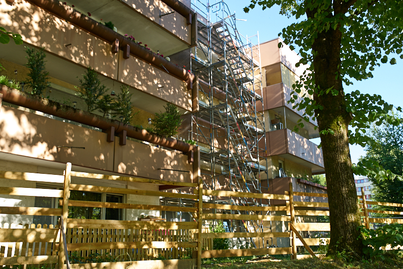 26.06.2019 - Aufstockung am Oskar-Maria-Graf-Ring 26.06.2019 - Aufstockung am Oskar-Maria-Graf-Ring