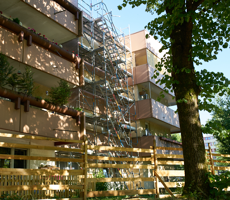 26.06.2019 - Aufstockung am Oskar-Maria-Graf-Ring 26.06.2019 - Aufstockung am Oskar-Maria-Graf-Ring