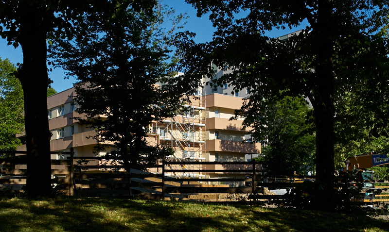 26.06.2019 - Aufstockung am Oskar-Maria-Graf-Ring 26.06.2019 - Aufstockung am Oskar-Maria-Graf-Ring