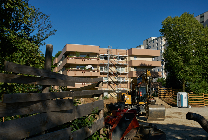 26.06.2019 - Aufstockung am Oskar-Maria-Graf-Ring 26.06.2019 - Aufstockung am Oskar-Maria-Graf-Ring