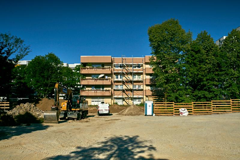 26.06.2019 - Aufstockung am Oskar-Maria-Graf-Ring 26.06.2019 - Aufstockung am Oskar-Maria-Graf-Ring