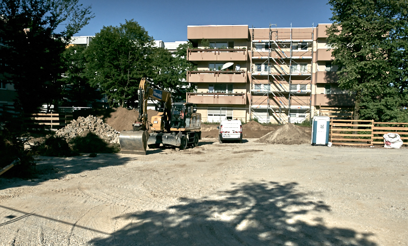 26.06.2019 - Aufstockung am Oskar-Maria-Graf-Ring 26.06.2019 - Aufstockung am Oskar-Maria-Graf-Ring