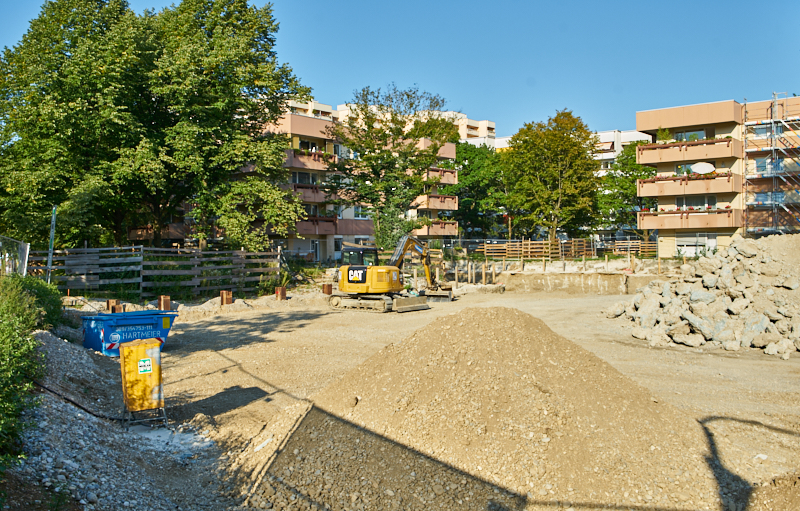 11.09.2019 - Neuperlach-Online.de/oskar-maria-graf-ring - Aufstockung in Neuperlach