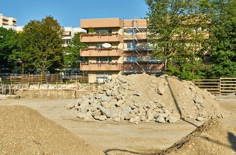 11.09.2019 - Neuperlach-Online.de/oskar-maria-graf-ring - Aufstockung in Neuperlach