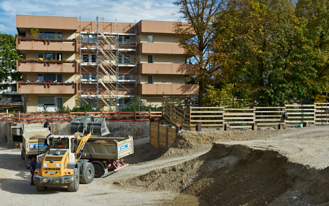 04.10.2019 - Aufstockung in Neuperlach 04.10.2019 - Aufstockung in Neuperlach