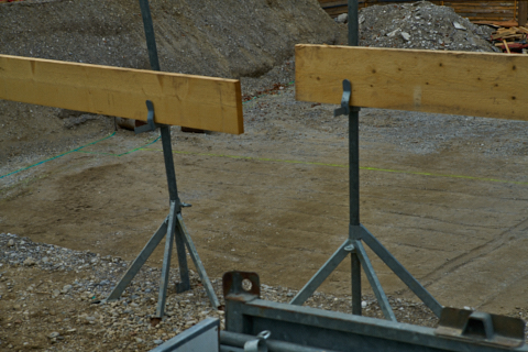 24.10.2019 - Der Kran steht und hat mit der Arbeit begonnen 24.10.2019 - Der Kran steht und hat mit der Arbeit begonnen